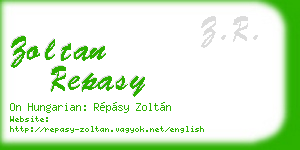 zoltan repasy business card